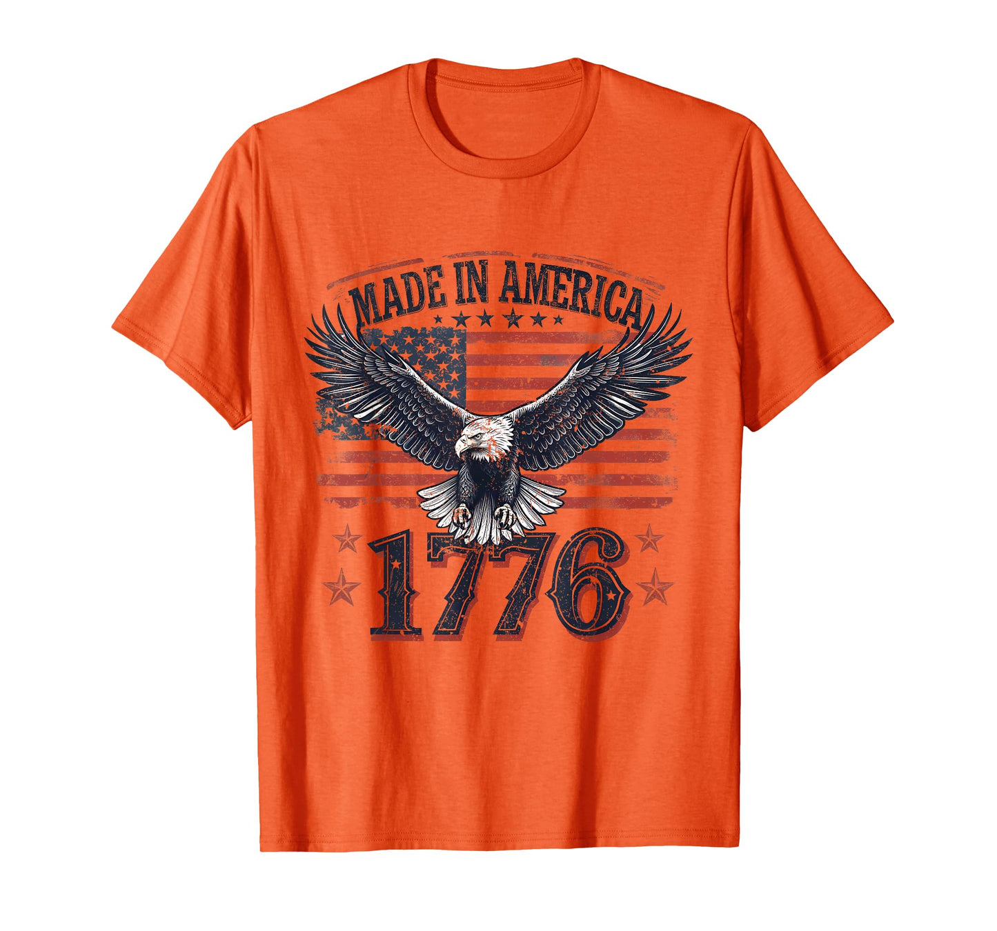 Made in America 1776 Eagle USA Patriotic 4th Of July T-Shirt