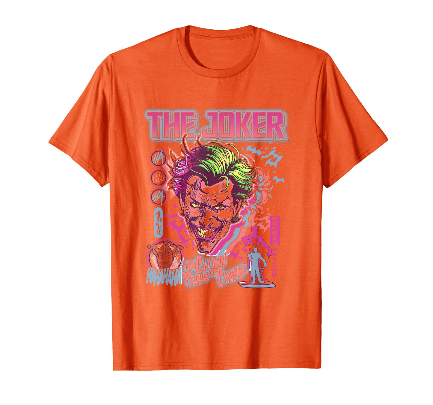 DC Comics Batman The Joker Vintage Style Villain T-Shirt