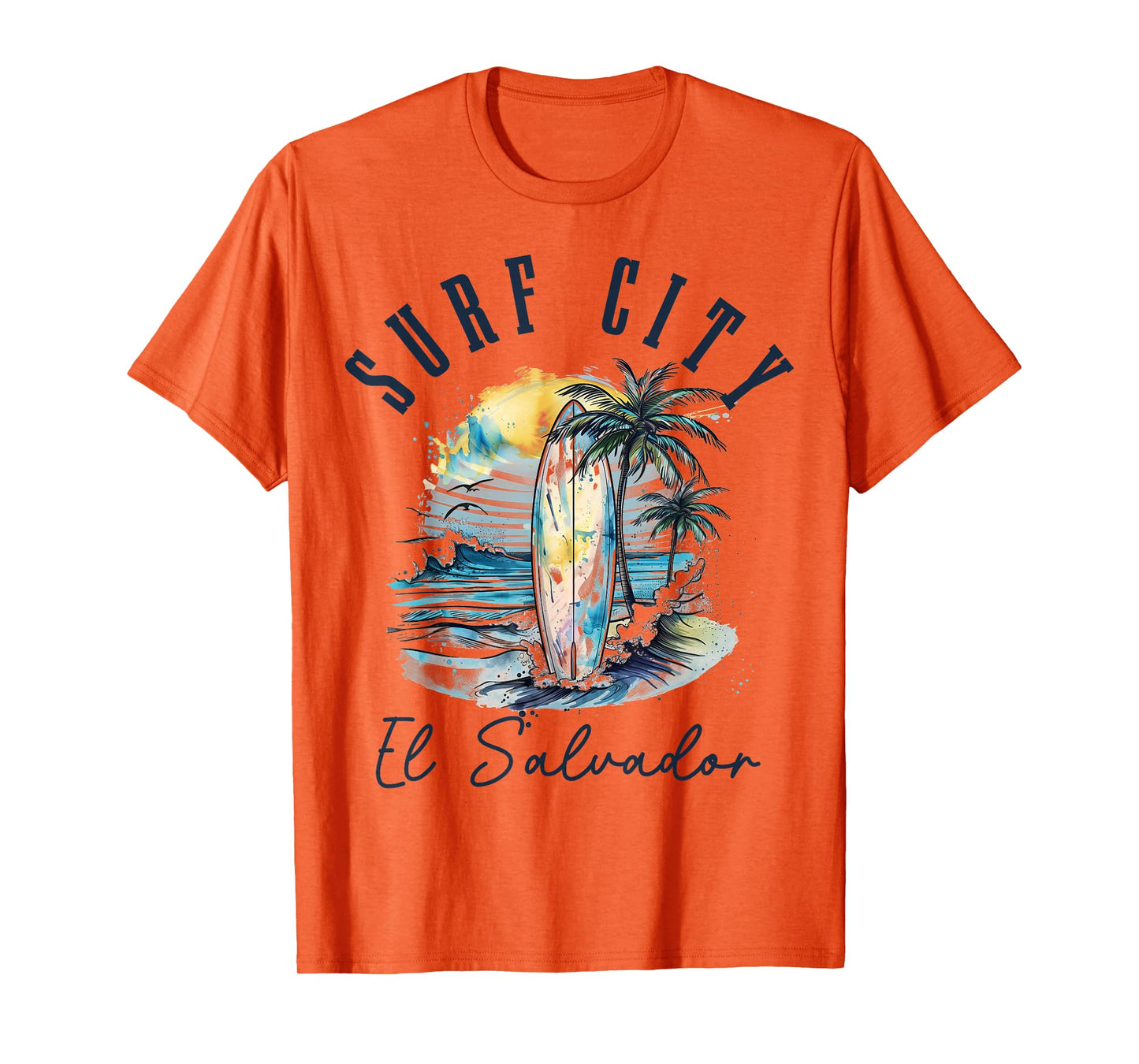 Surf City El Salvador Vintage Beach Surf Surfer T-Shirt