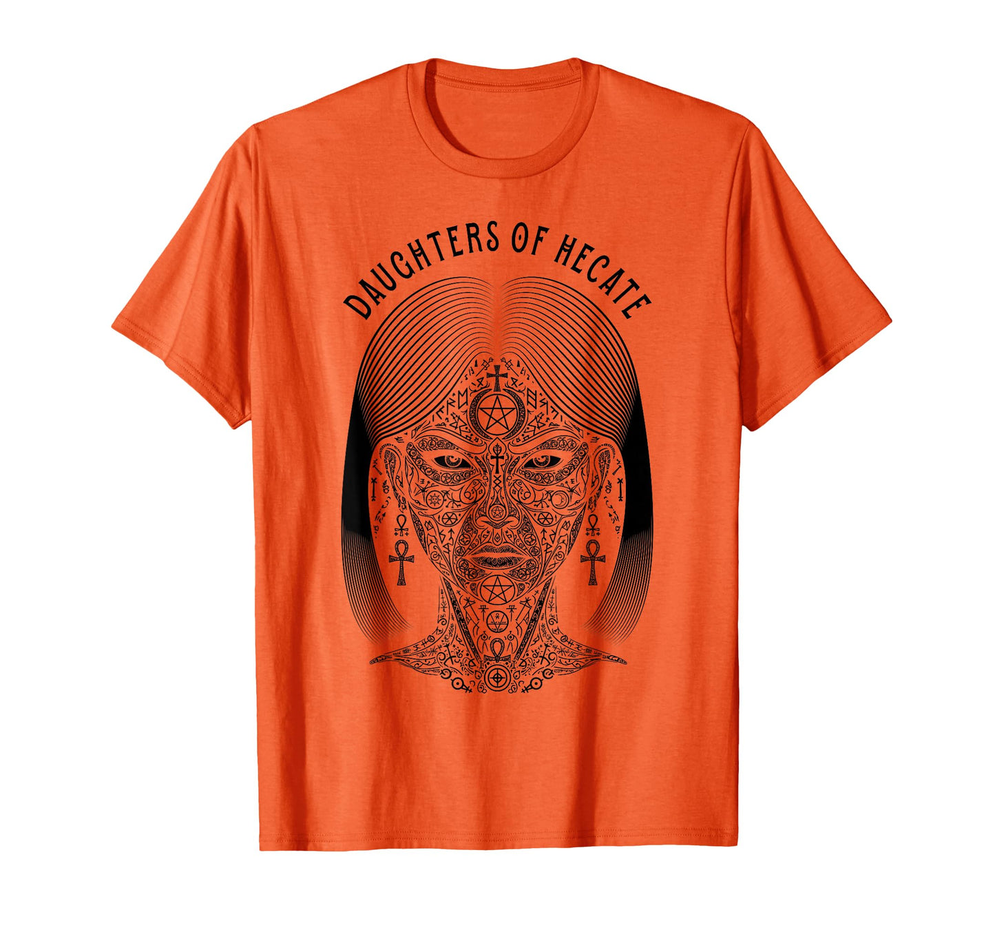 Boho Witch Daughters of Hecate Halloween Occult Symbols T-Shirt