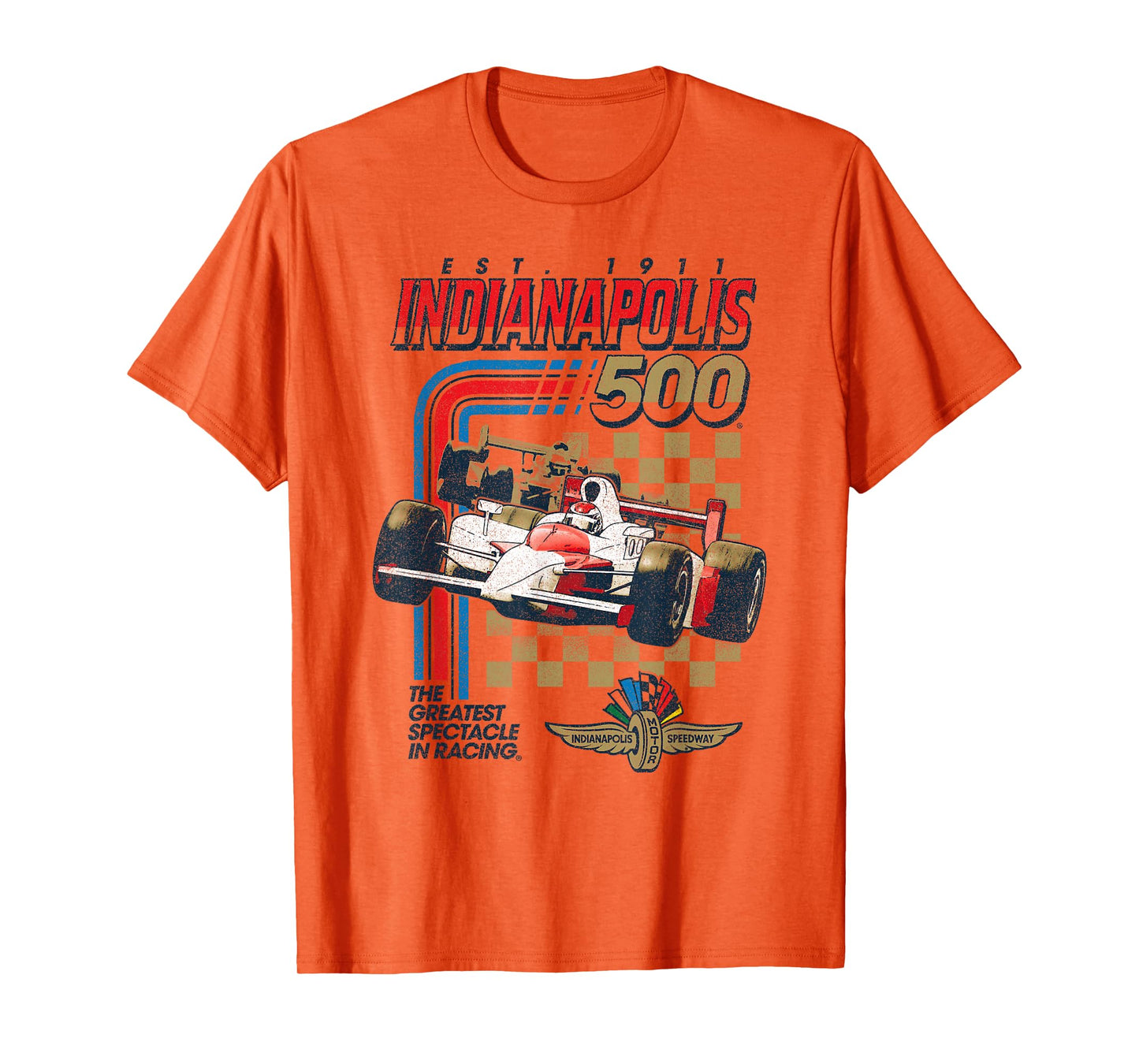 Indy 500 The Greatest Spectacle In Racing EST. 1911 Poster T-Shirt