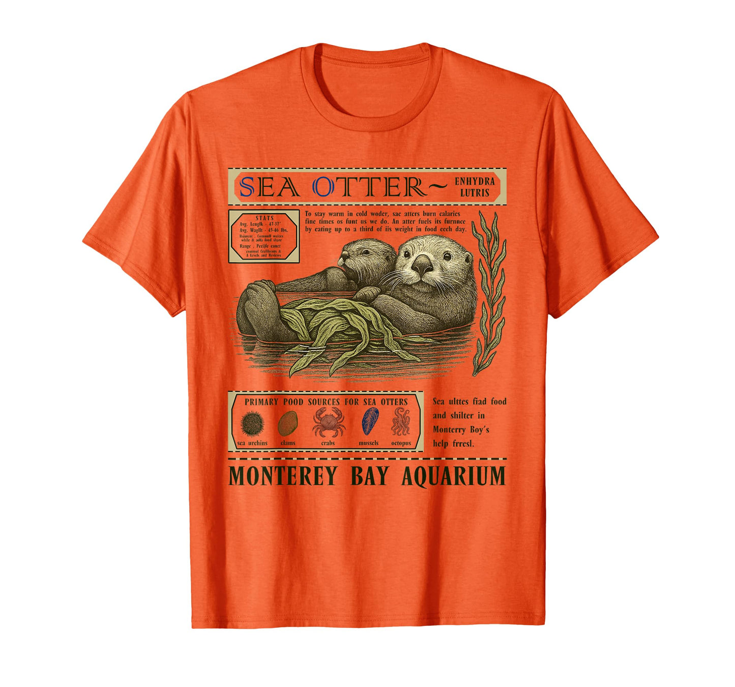Aquarium Lover Retro 90's Style Vintage Otter Lovers Women T-Shirt
