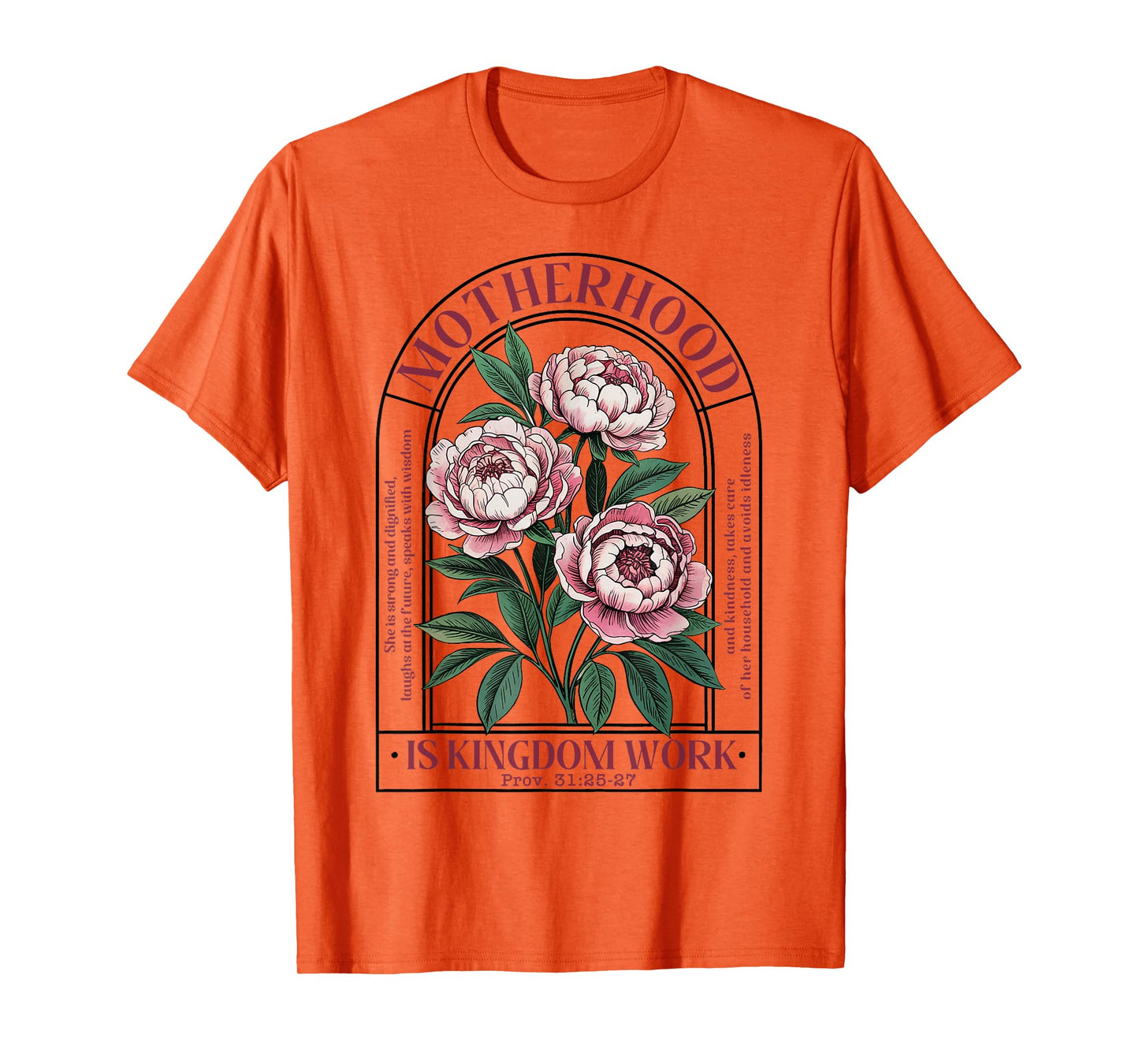 Motherhood Is Kingdom Work Mothers Day Mom Jesus Christian T-Shirt