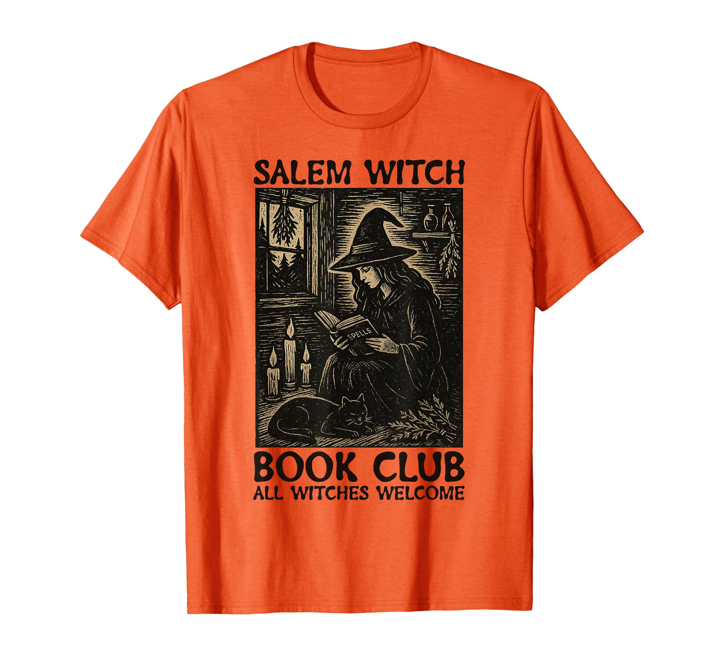 Salem Witch Book Club All Witches Welcome T-Shirt
