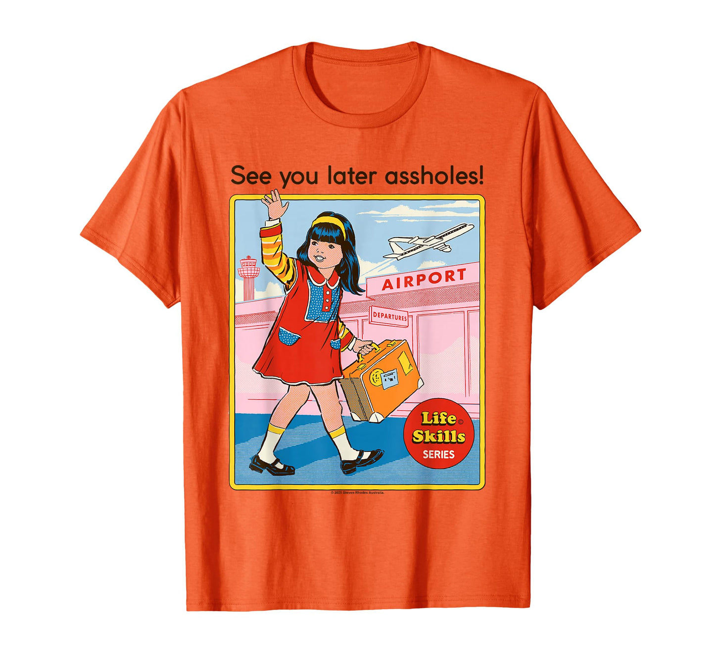 See You Later Sarcastic Retro Vintage Funny Adult Humor T-Shirt