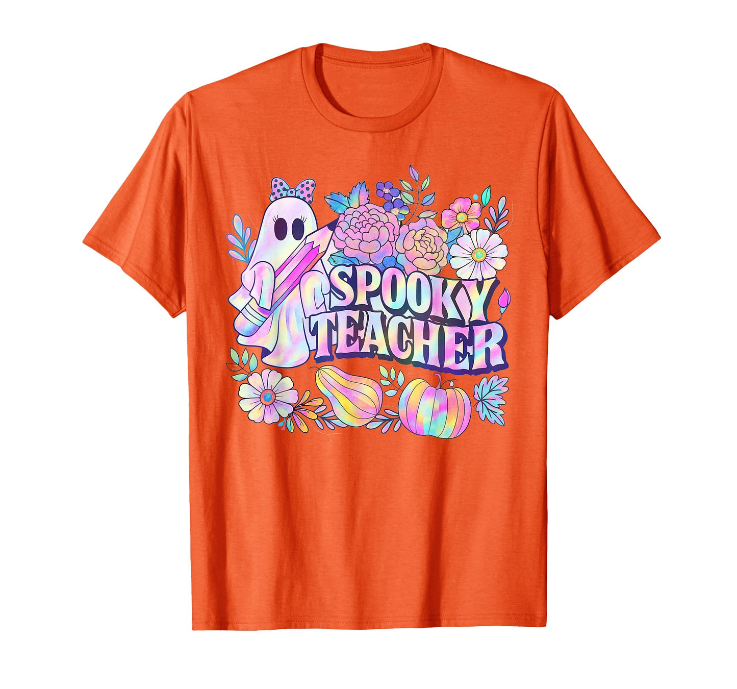 Spooky Teacher Halloween Skeleton Teaching Trick Or Teach T-Shirt