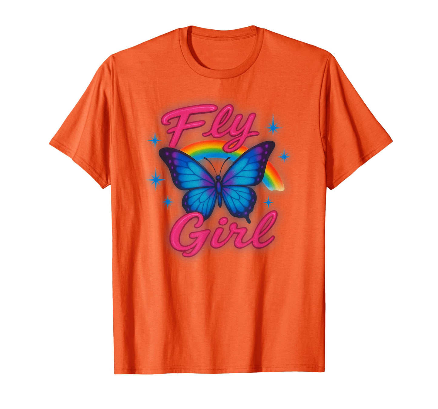 Airbrush Butterfly Y2k Vintage 2000s, Retro Nerd Aesthetic T-Shirt