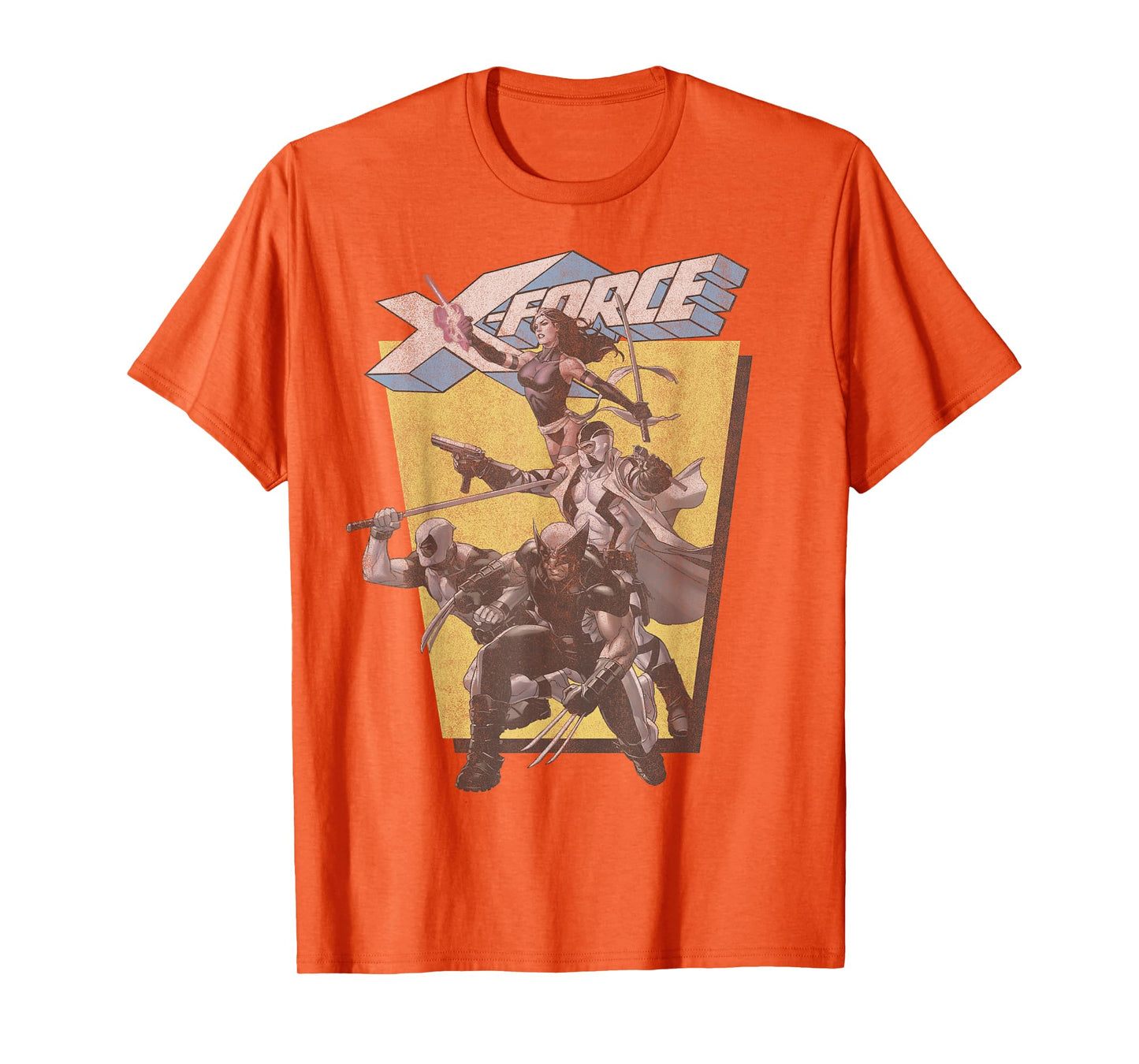 Marvel Deadpool X-Force Group Shot Action Pose T-Shirt
