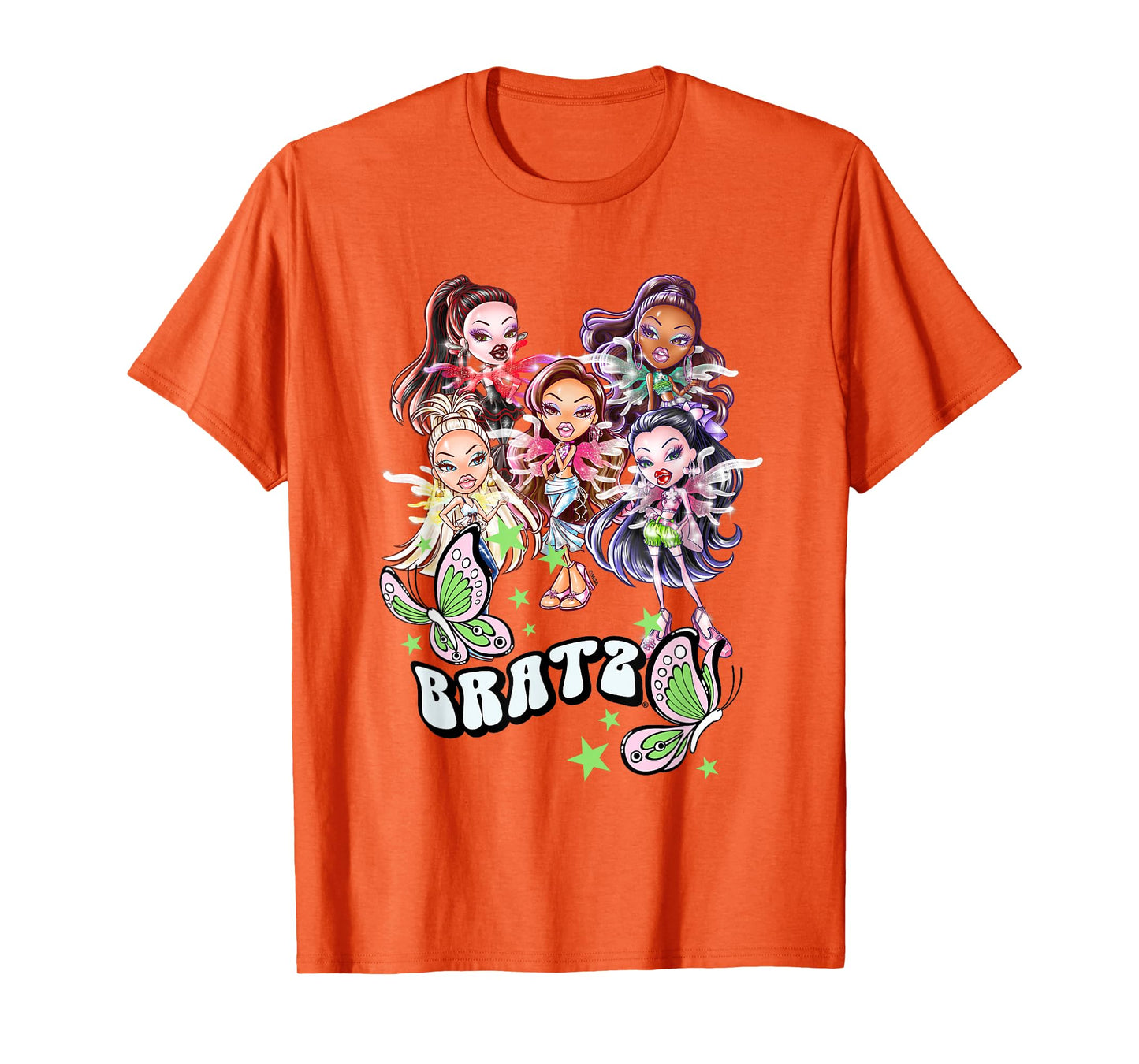 Bratz Pixiez & Butterfliez Vintage Group Shot T-Shirt