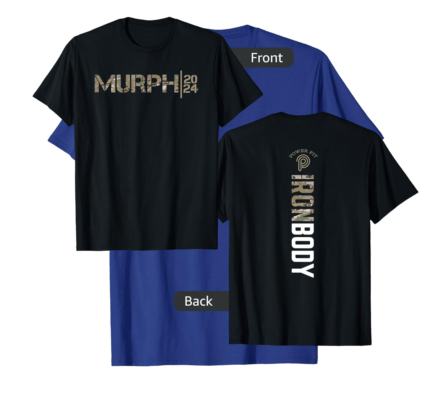 Murph Iron Body Amarillo Camo Dark T-Shirt