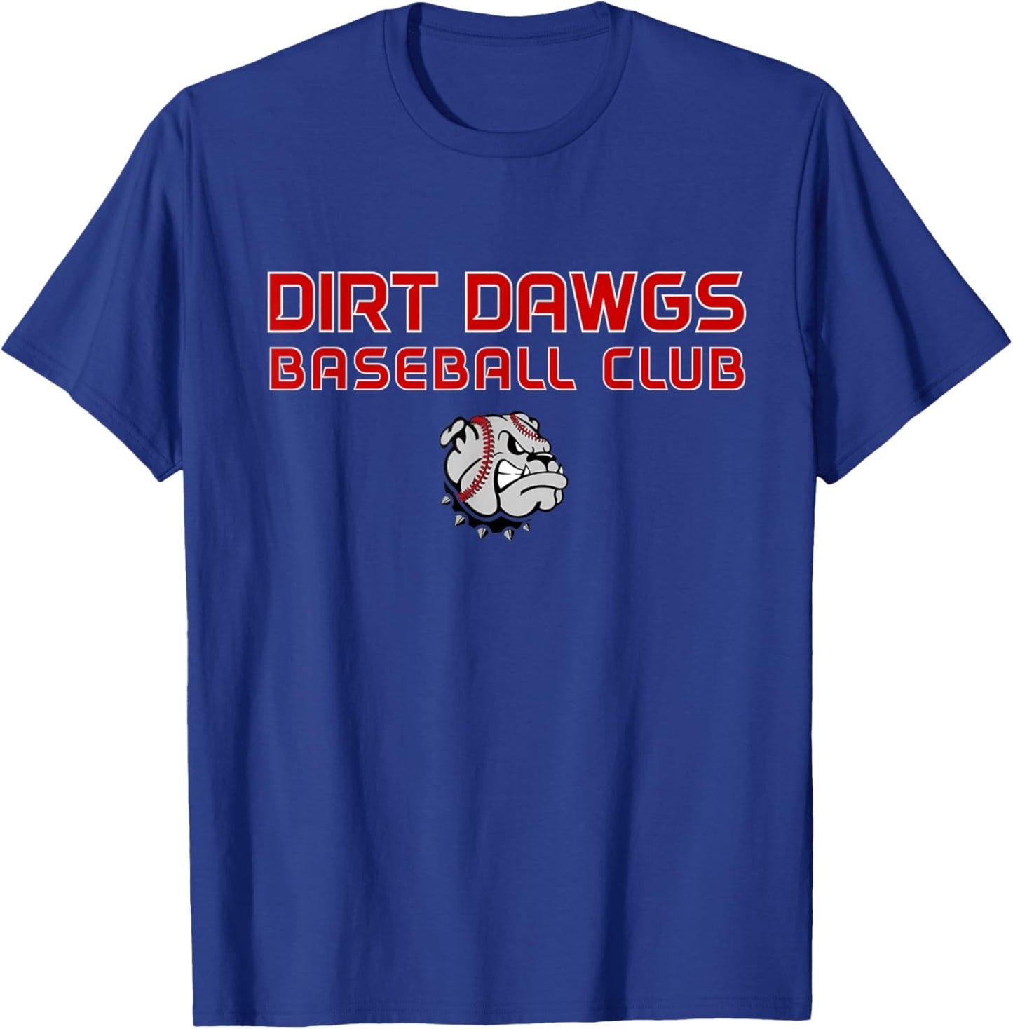 Dirt Dawgs Baseball Club T-Shirt - T-Shirt | Royal