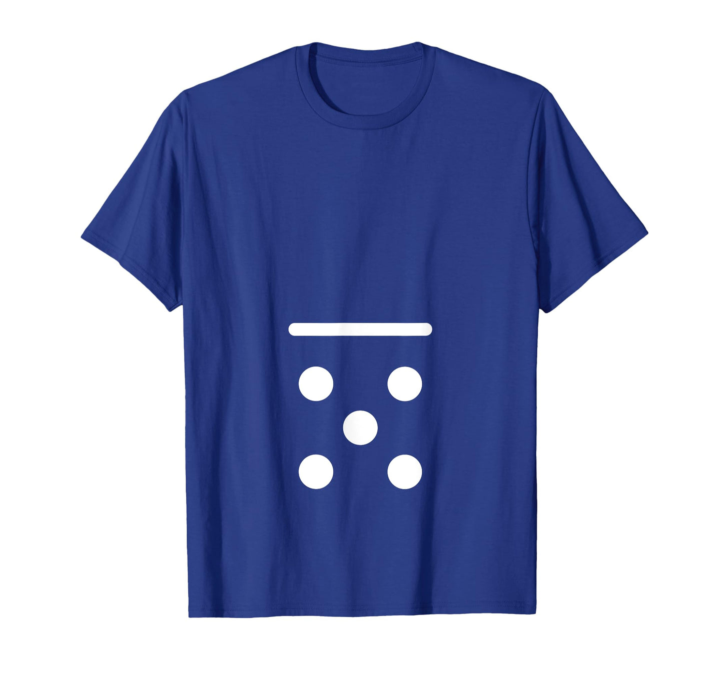 Domino Game 0 5 Dots Matching Halloween Group Costume T-Shirt