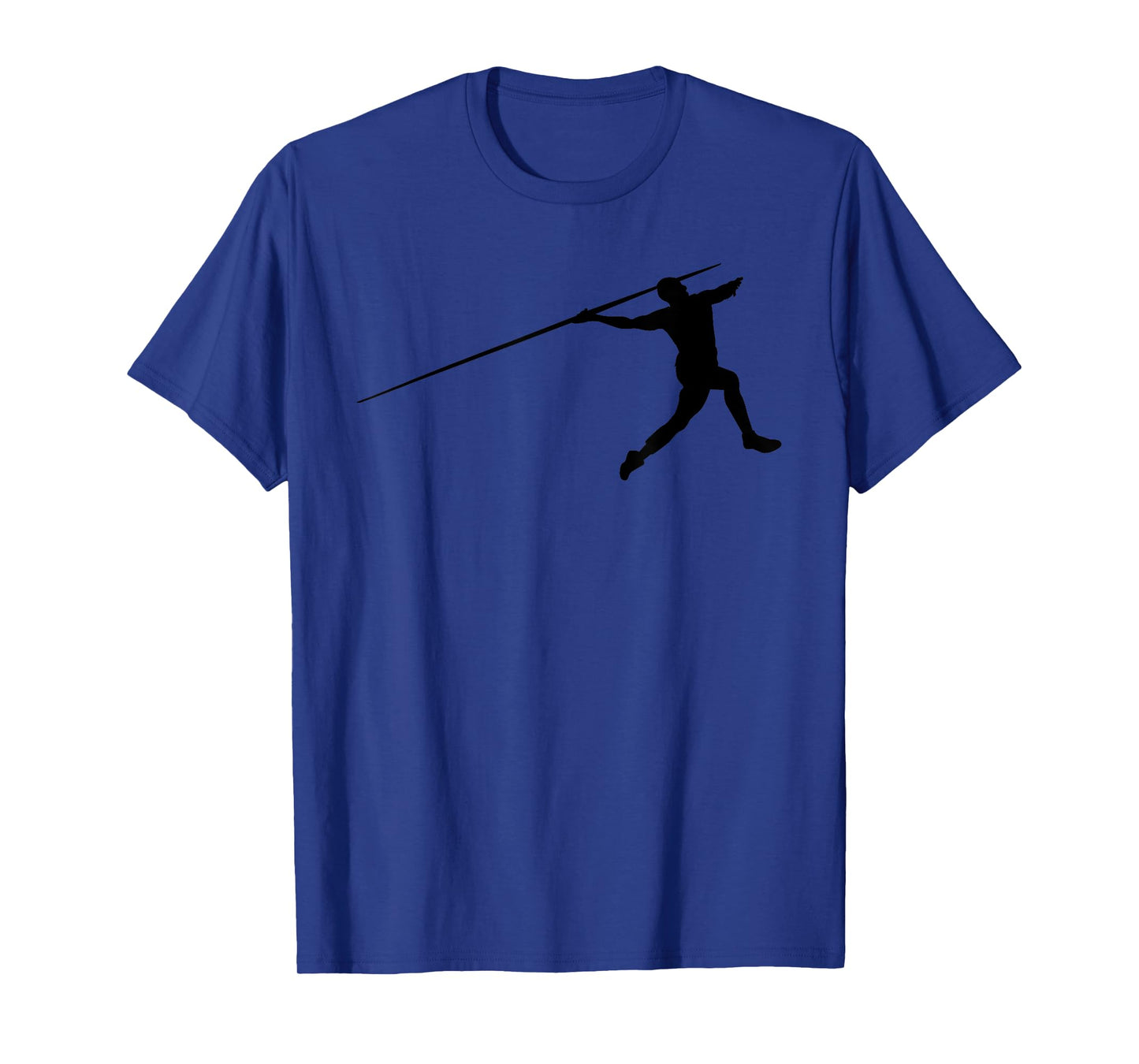Silhouette Javelin Javelineer Spear Thrower Track And Field T-Shirt