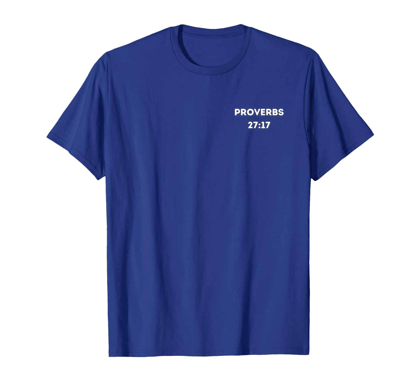 Iron Sharpens Iron Inspirational Motivational Graphic T-Shirt