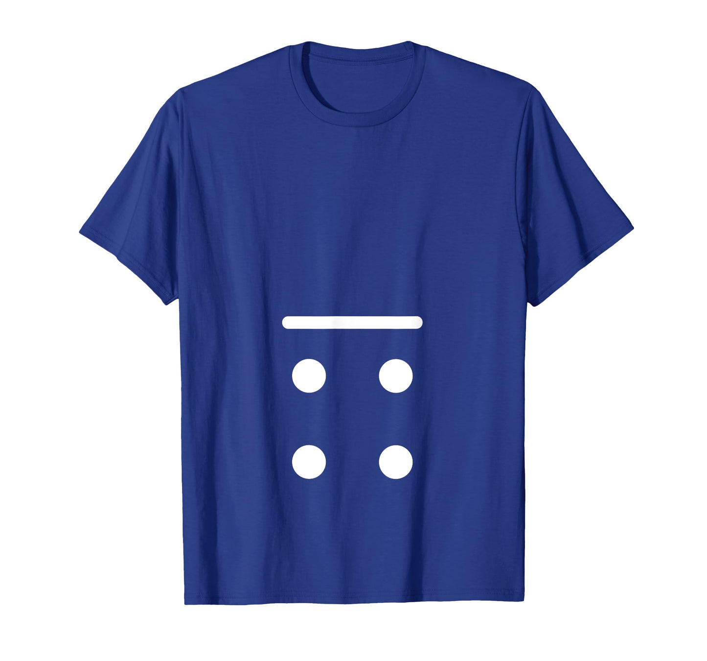 Domino Game 0 4 Dots Matching Halloween Group Costume T-Shirt