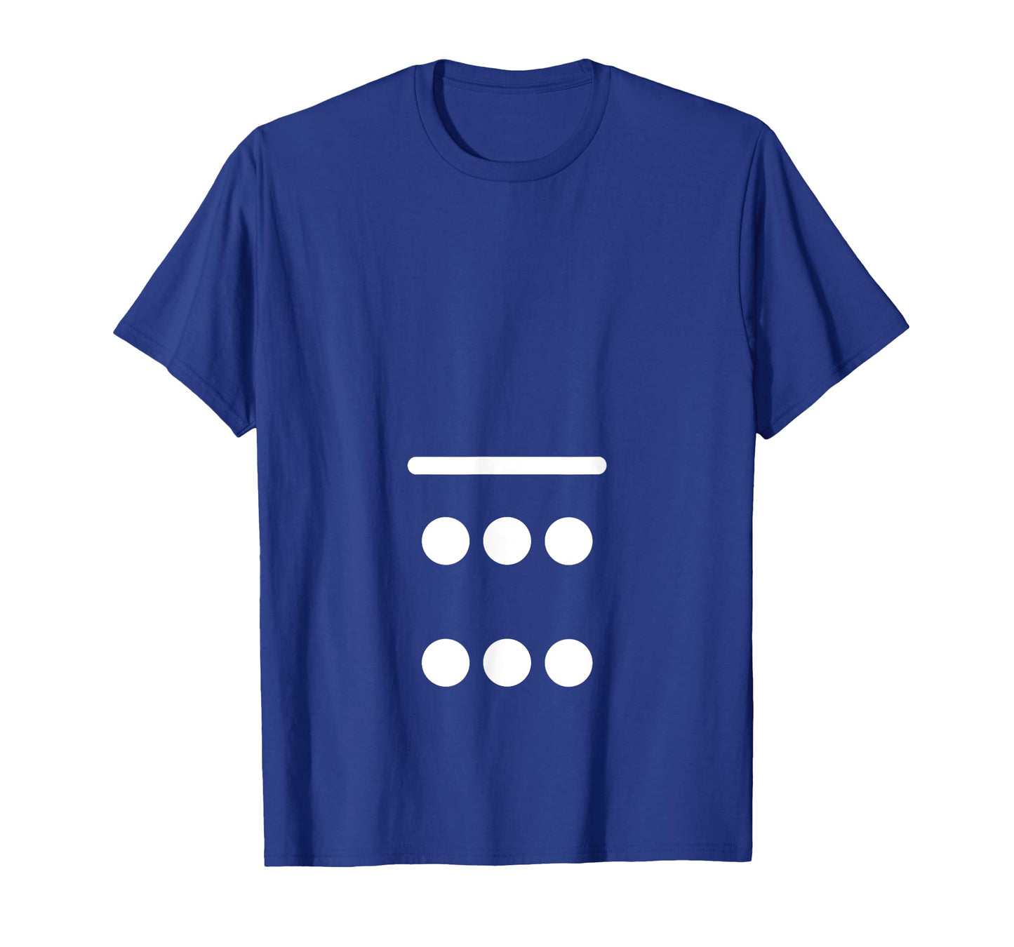 Domino Game 0 6 Dots Matching Halloween Group Costume T-Shirt