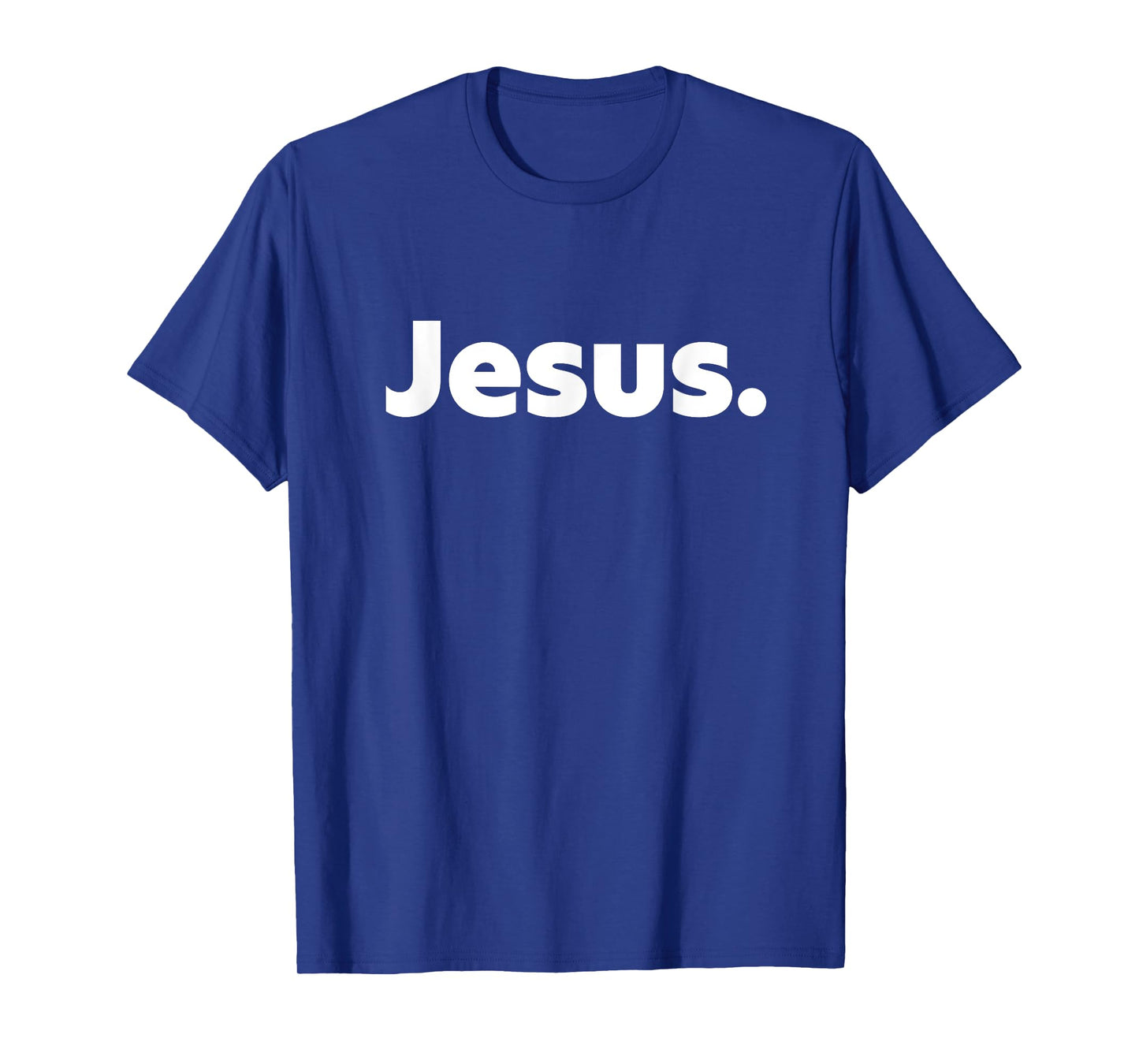 Jesus Written on it Design Unisex-Adults Black T-Shirt