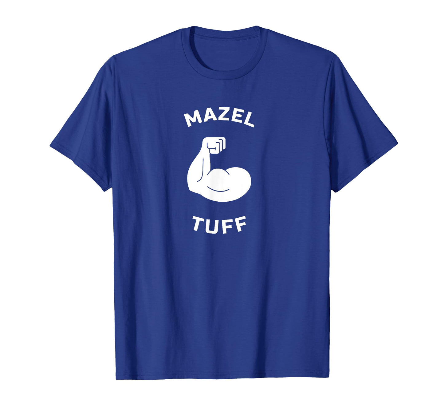 Mazel Tuff Strong Jew Funny Jewish Work Out Gym Hanukkah T-Shirt