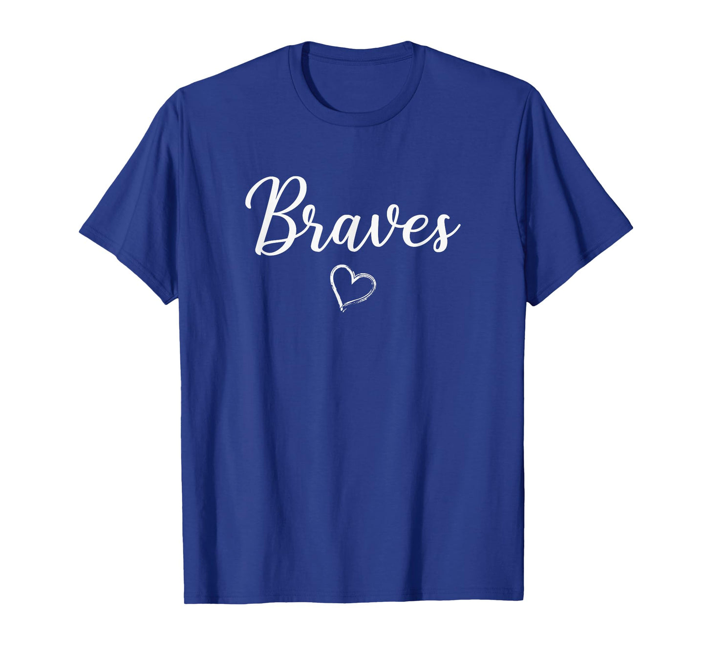 Walton Braves Above Small Heart T-Shirt