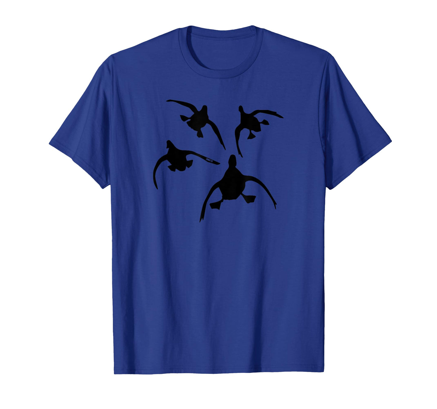 Duck Hunting T Shirt by Committed Waterfowl: Four Coming In T-Shirt