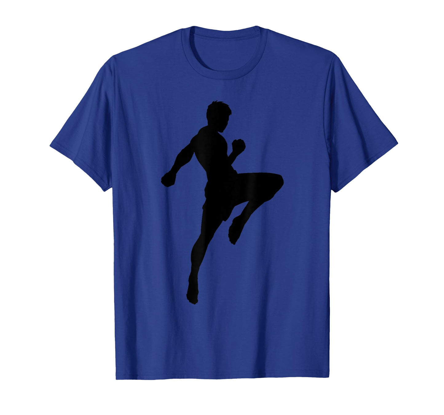Muay Thai Silhouette Boxing Funny Martial Arts Gift Men Boys T-Shirt