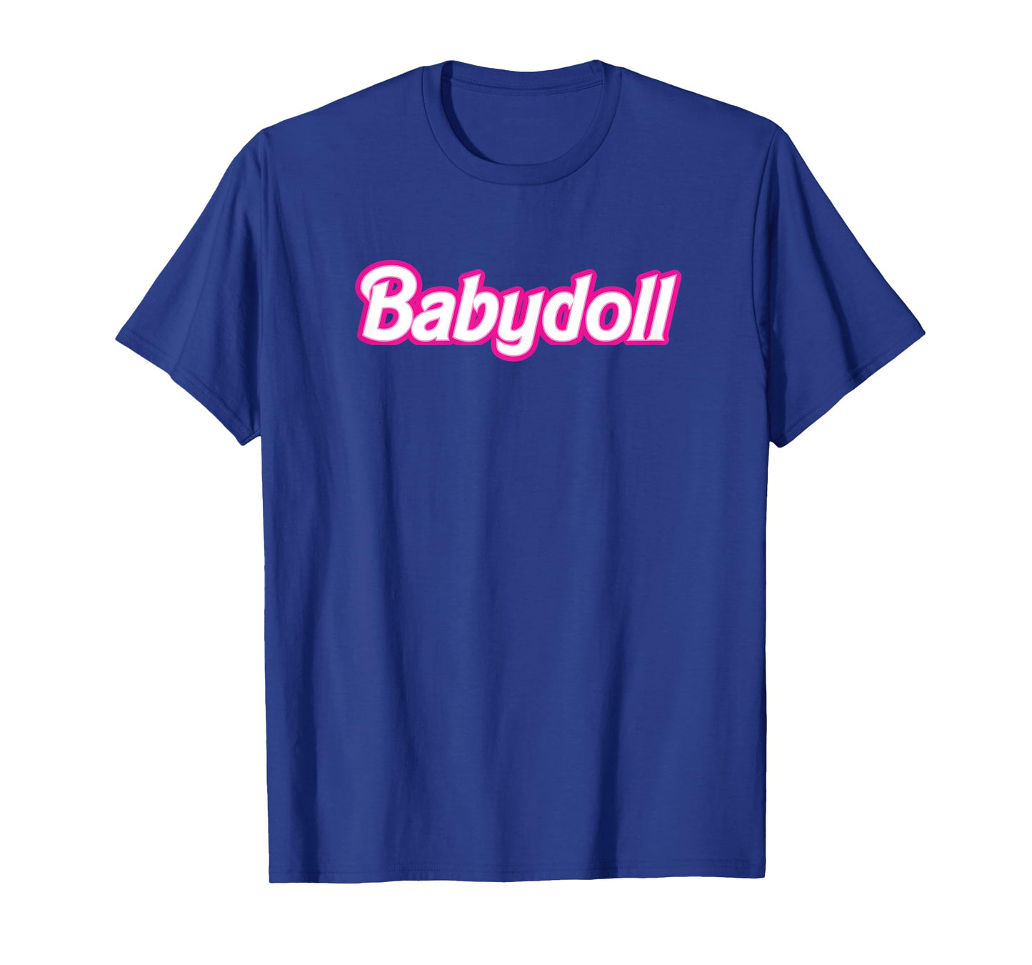 Womens Babydoll Pink Retro Girlie T-Shirt