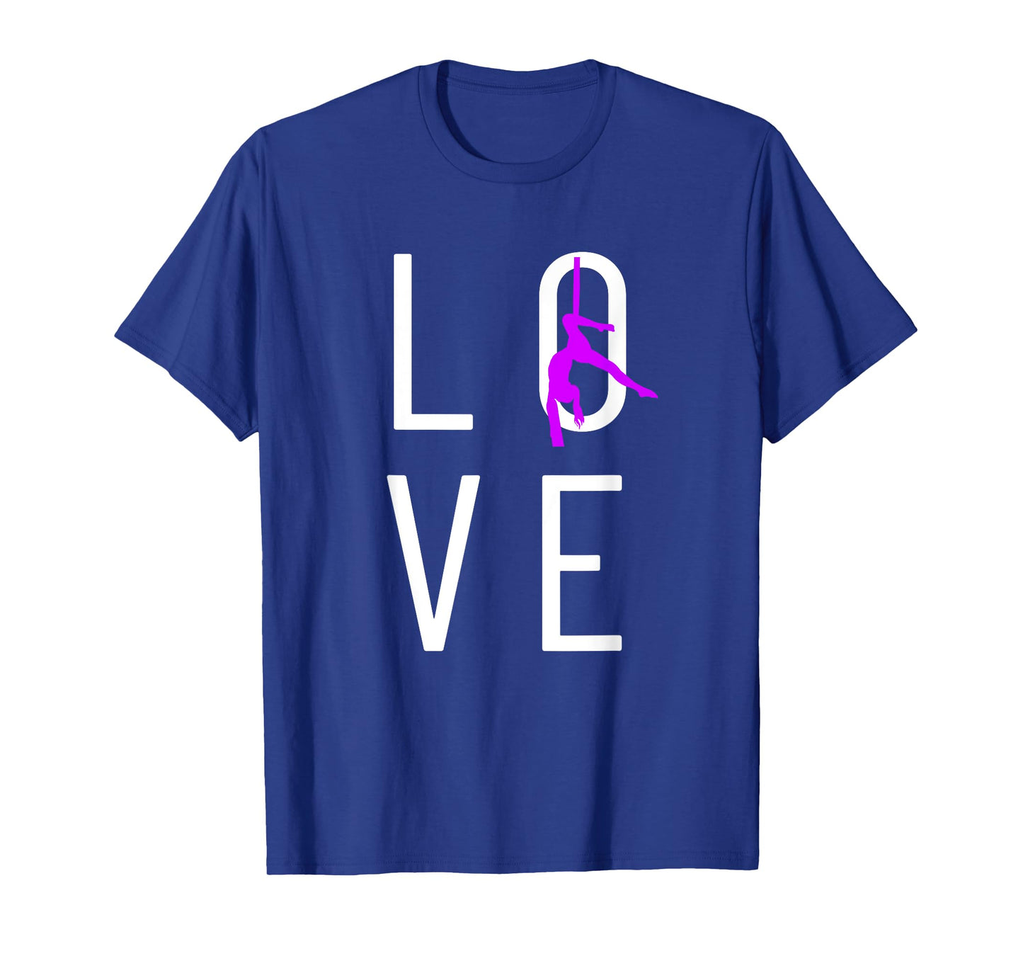 Love Aerial Silks Aerial Yoga Gifts, Aerialist Gymnast Heart T-Shirt
