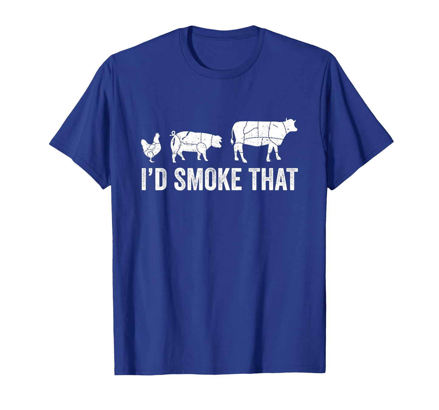 I'd Smoke That Fun BBQ Smoker Chef T-Shirt