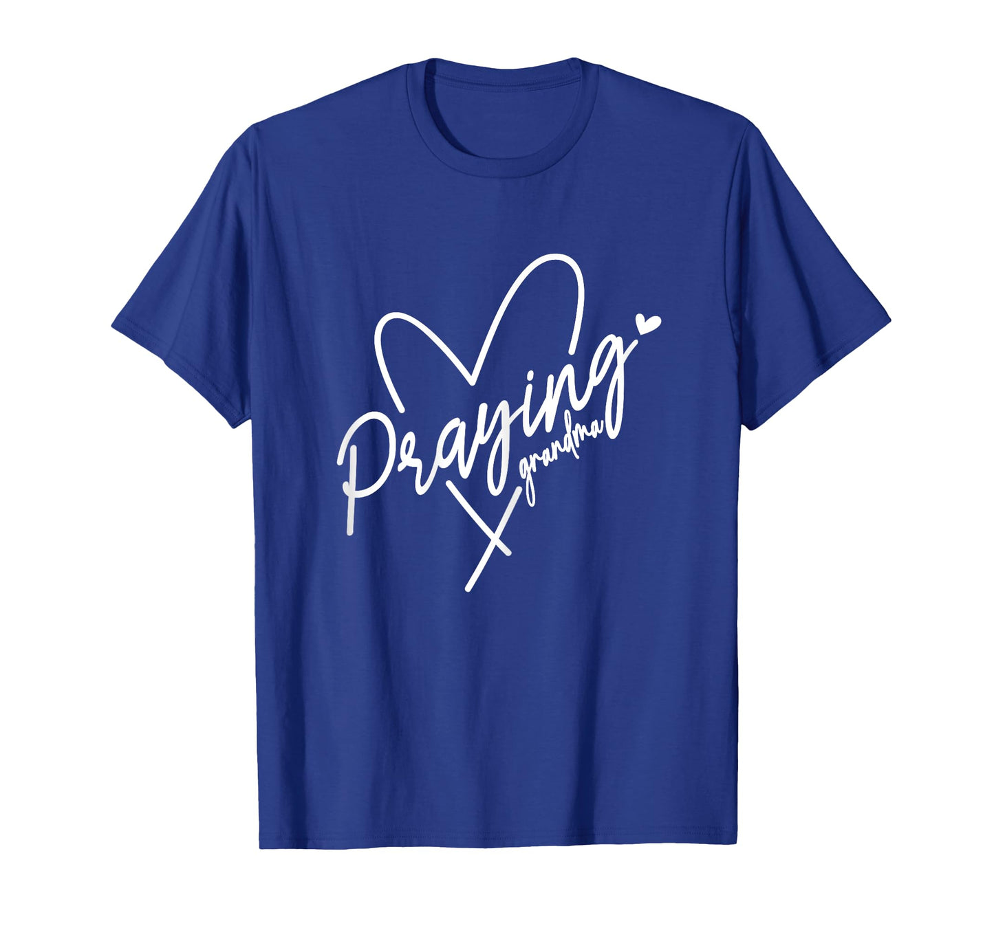 Praying Grandma This Grandma Prays Faith Prayer Heart T-Shirt