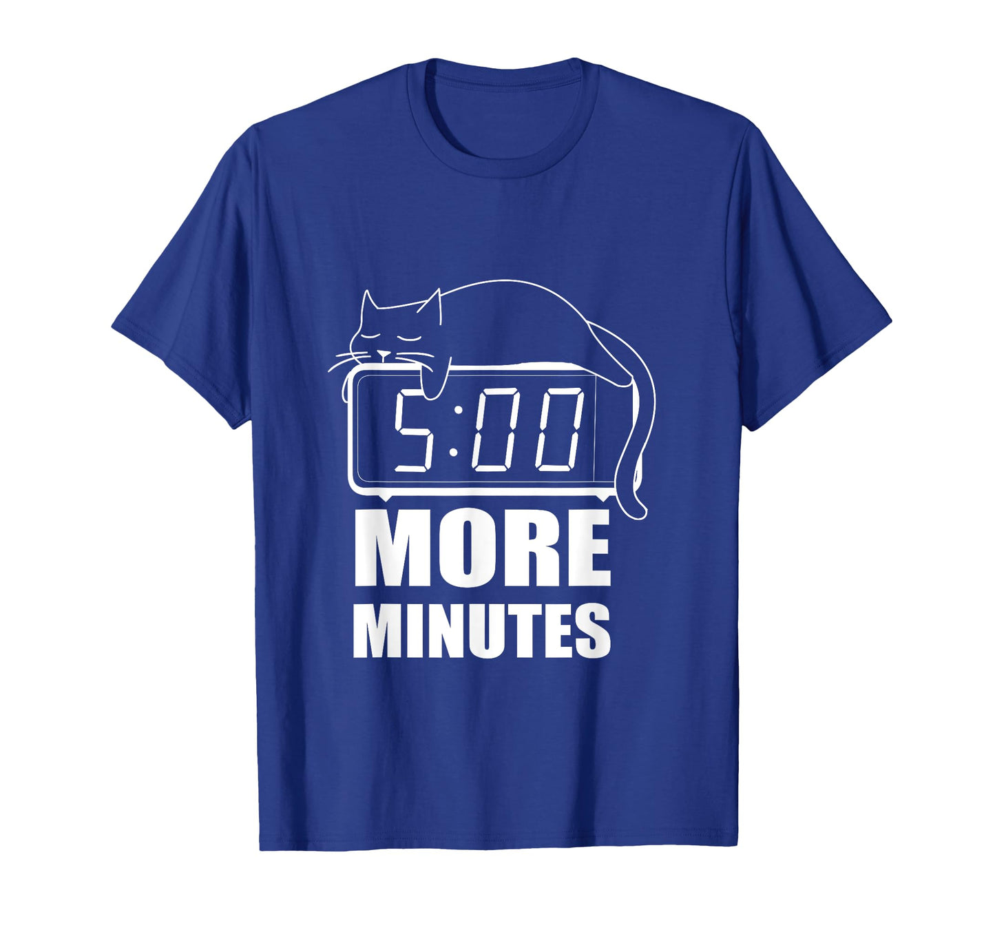 5 More Minutes Cute Sleeping Cat Men Women T-Shirt