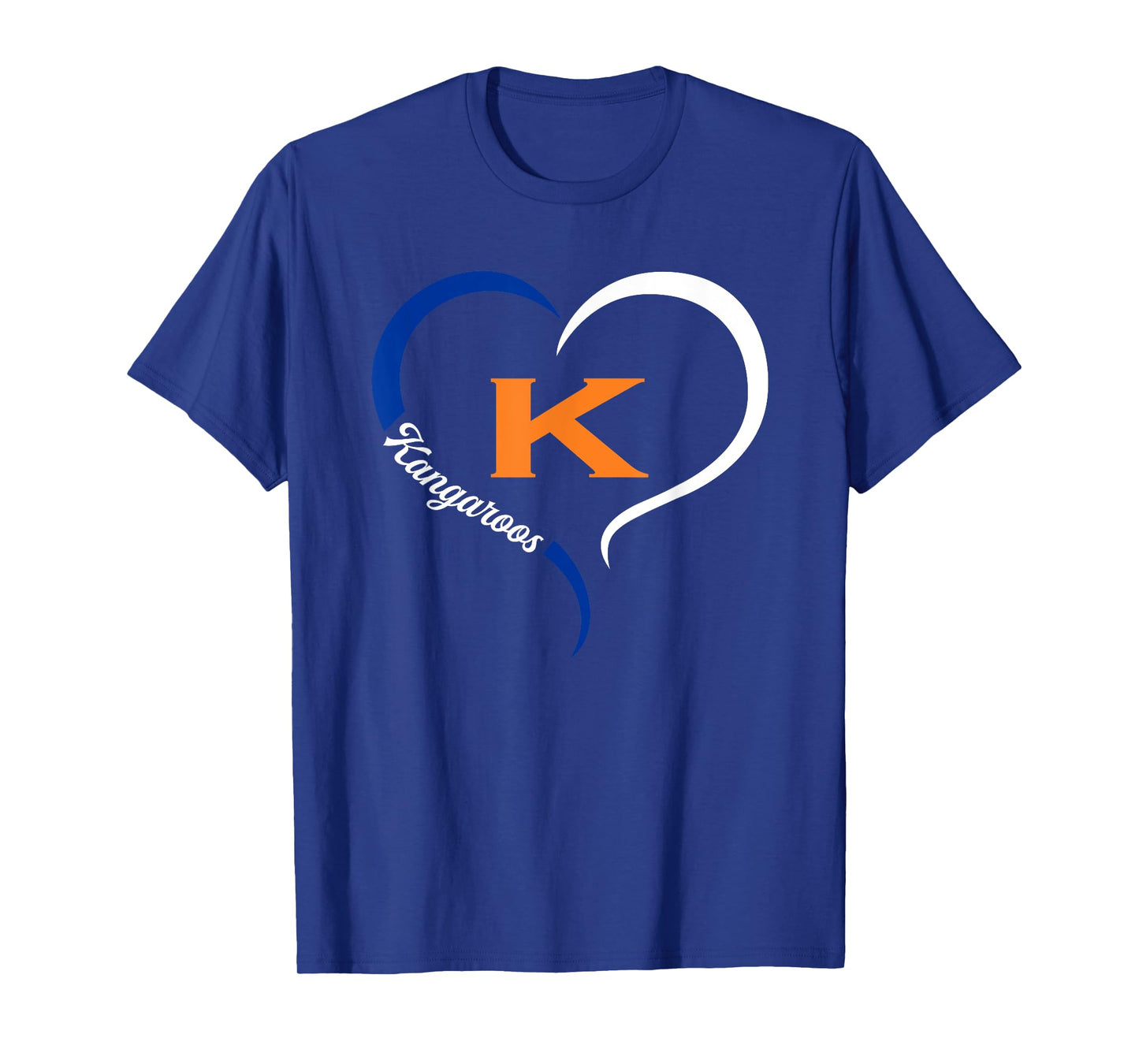 Kentwood Kangaroos Logo Half Heart Slogan HS T-Shirt