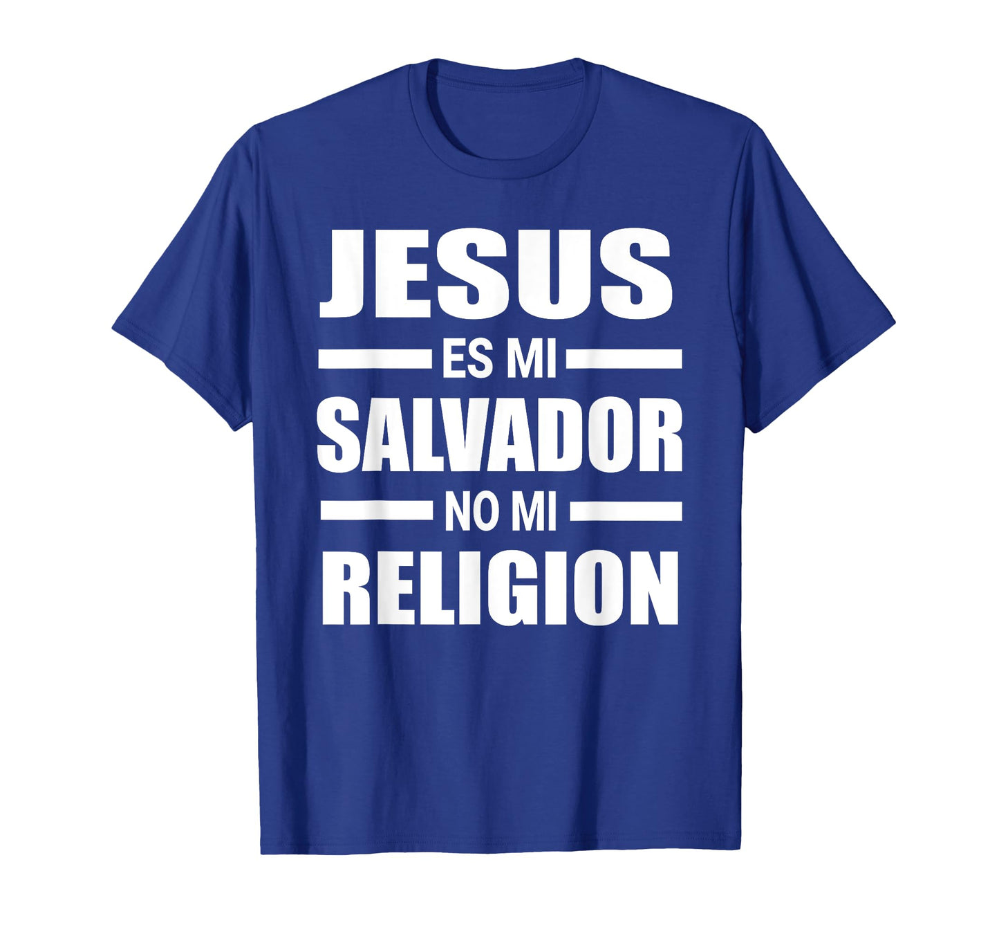 Jesus Es Mi Salvador No Mi Religion Christian Spanish Bible T-Shirt