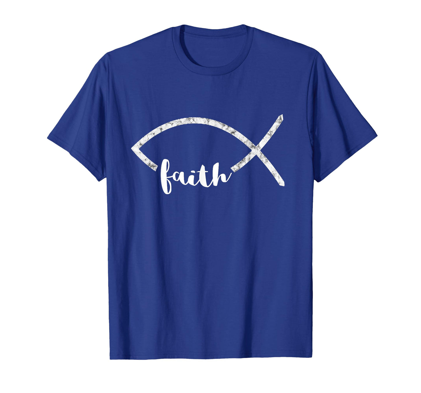 Jesus Fish Ichthy Emblem Christian Faith Symbol Ichthus T-Shirt