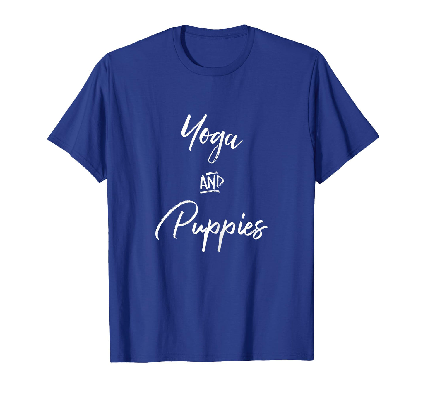 Yoga and Puppies Shirt,Namastay At Home with My Dog Lovers T-Shirt for Women