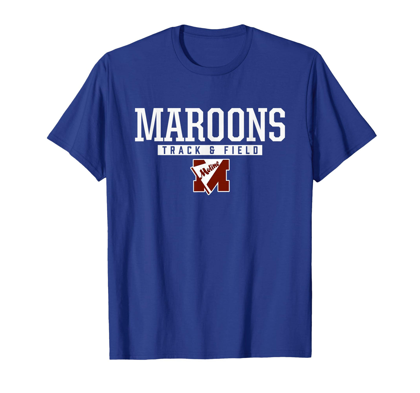 Moline Maroons Logo Track & Field HS T-Shirt
