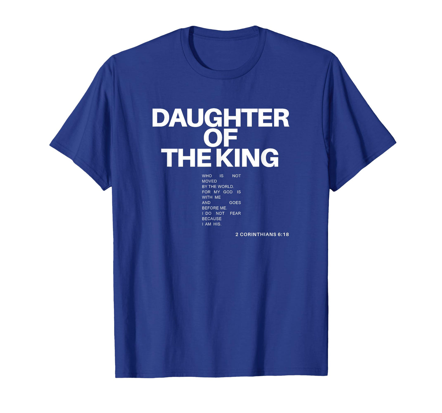 Daughter of King Child of God Jesus Christian Women Kids T-Shirt
