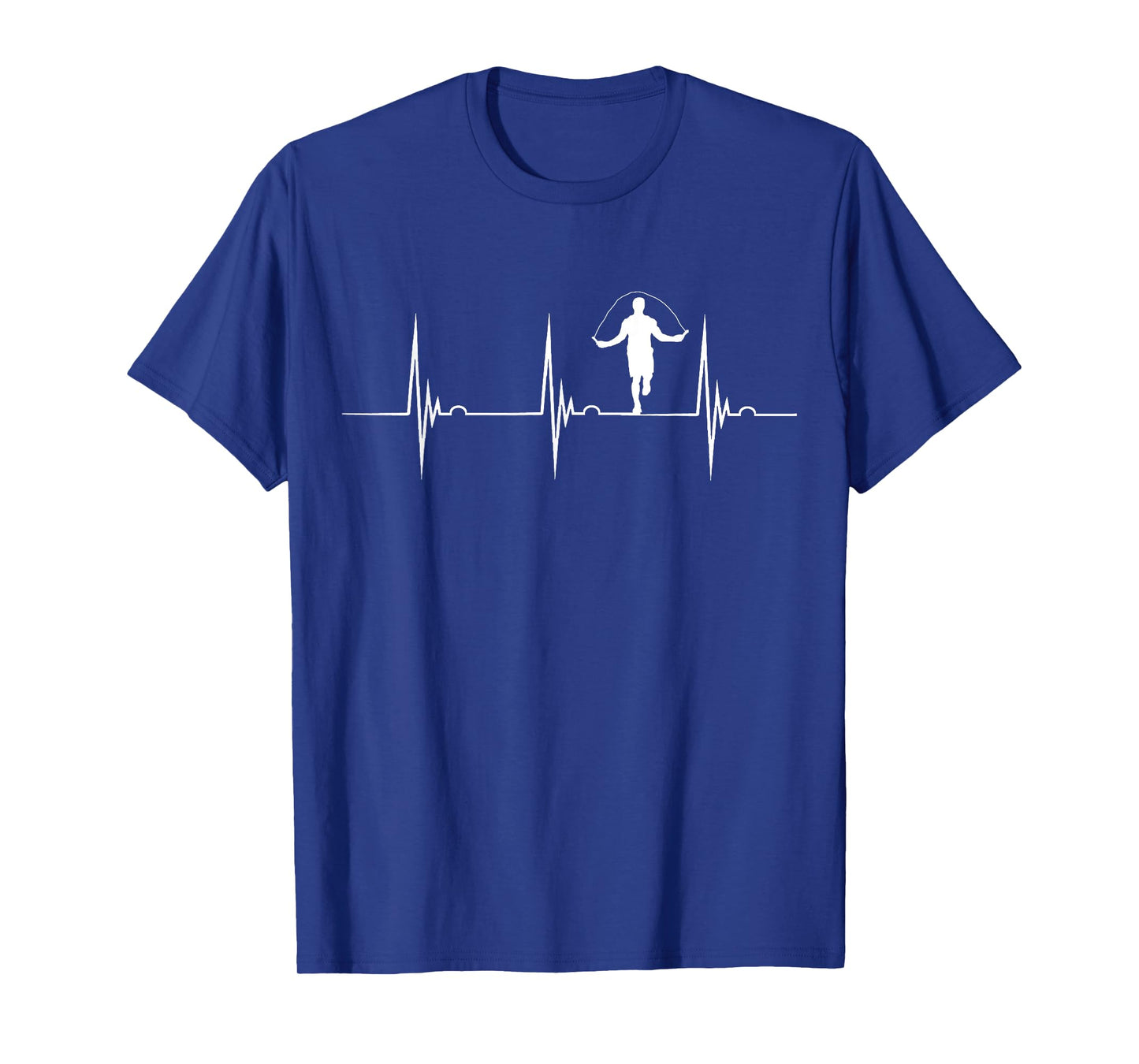 Rope Jumping Heartbeat EKG Pulse Jump Rope Skipping T-Shirt