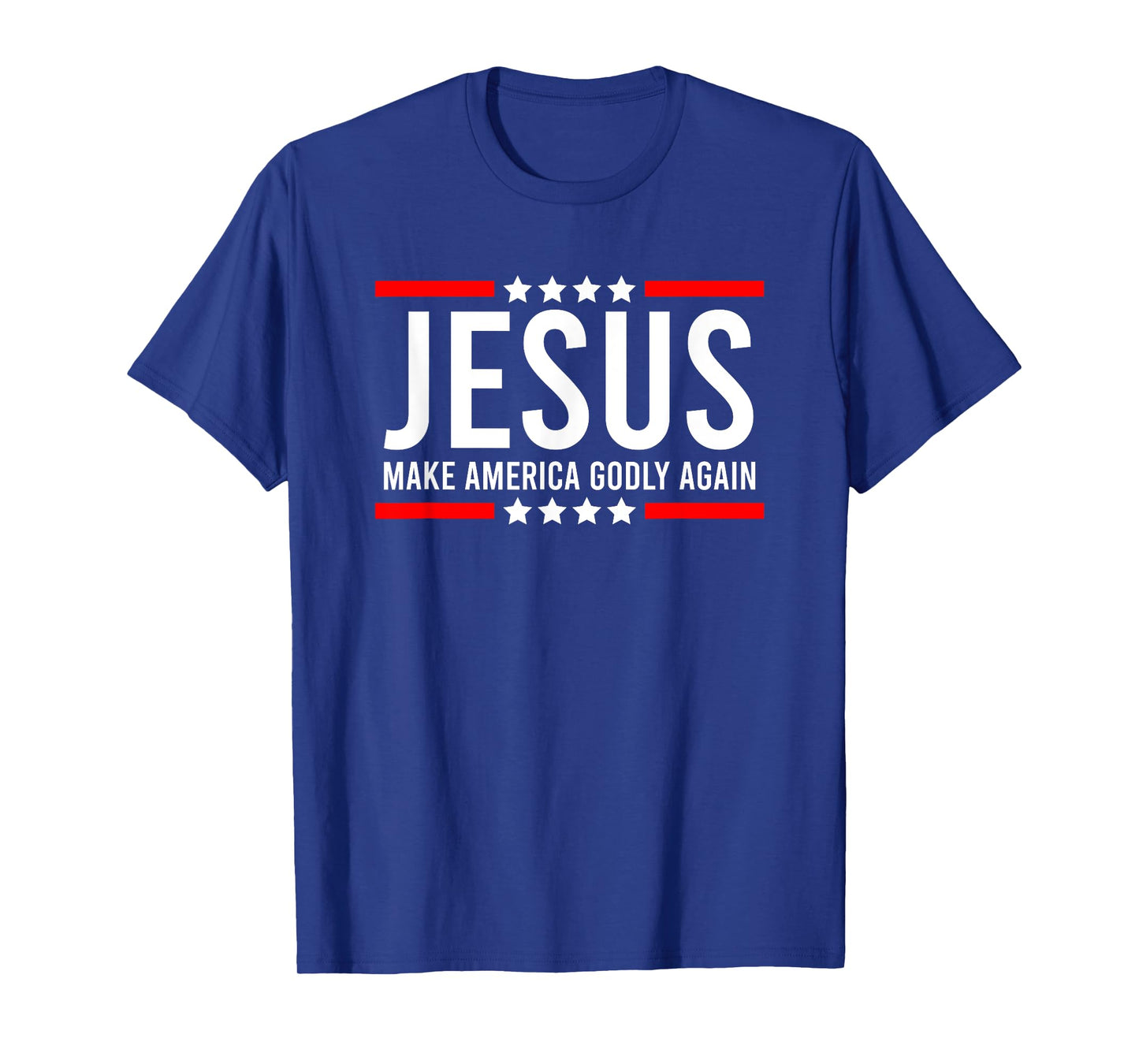 Jesus Make America Godly Again Patriotic Christian men T-Shirt
