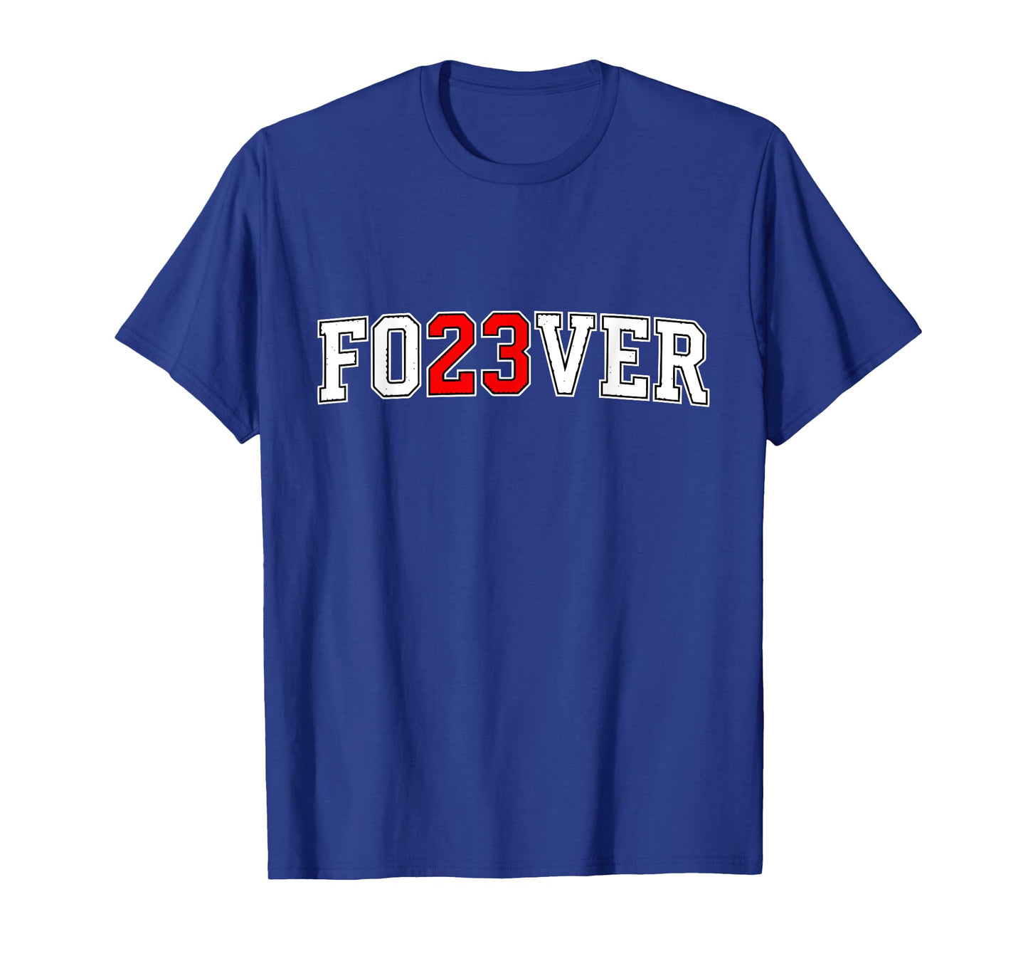 Fo23ver Retro Sport Vintage Style Jersey Tee T-Shirt