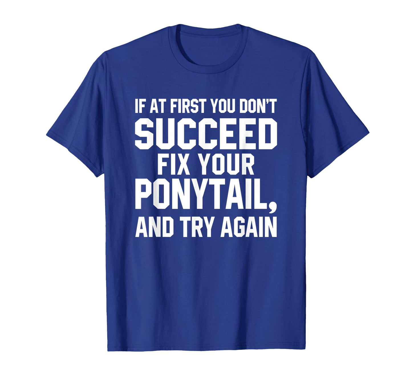 Funny Workout Fix Your Ponytail Saying Fitness Burpees Gym T-Shirt