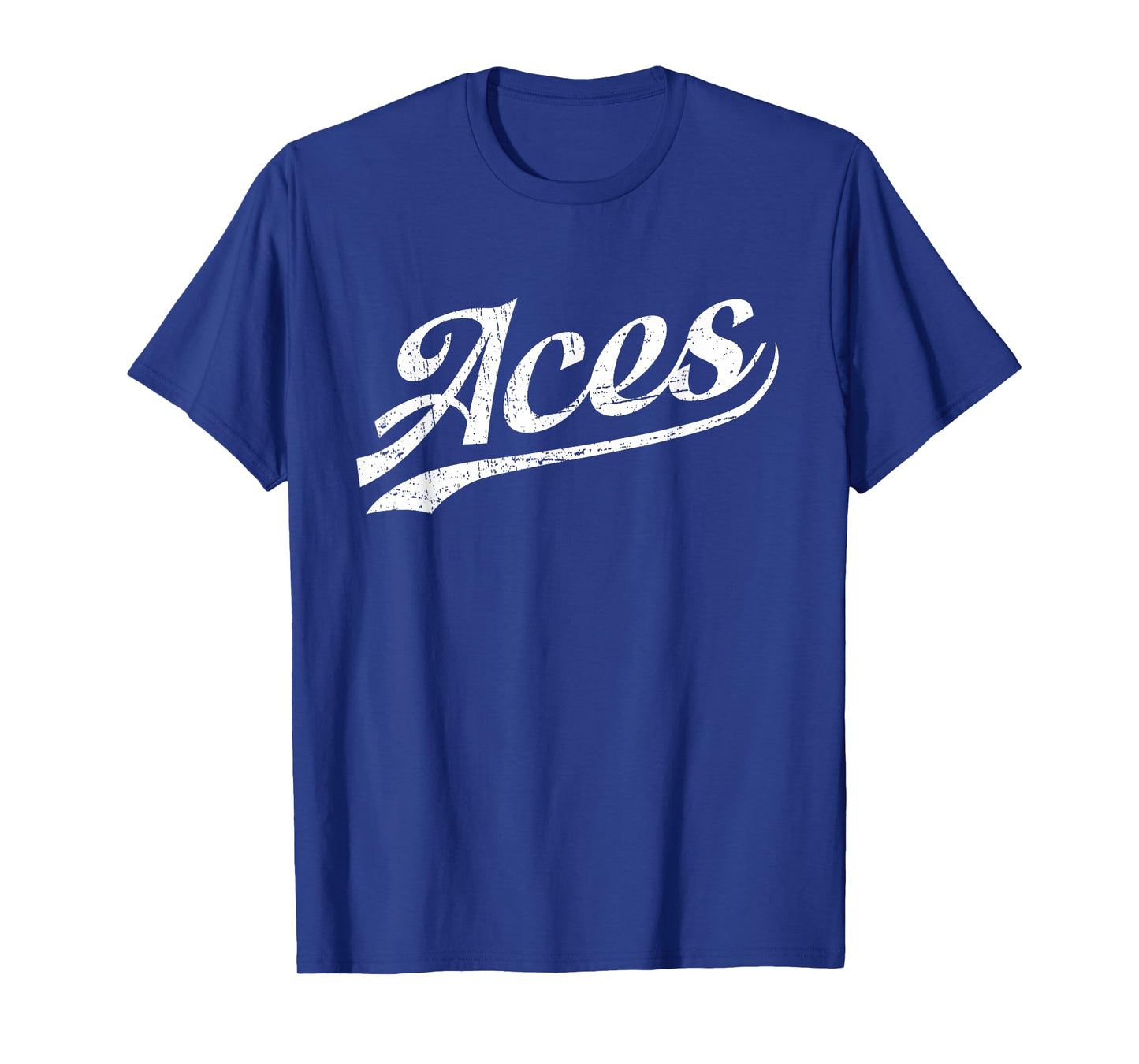 Aces Vintage Sports Name Tee Design T-Shirt