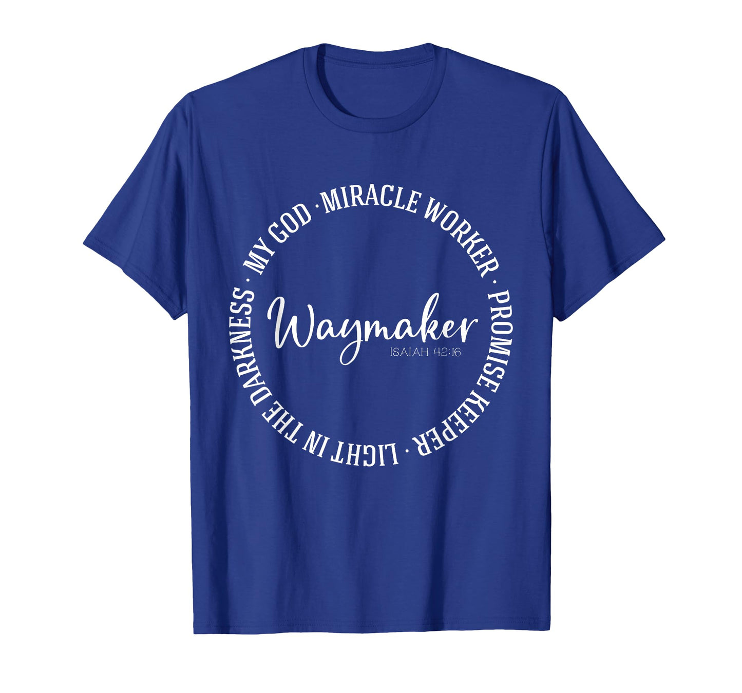 Promise Keeper Miracle Worker Spiritual Waymaker Christian T-Shirt