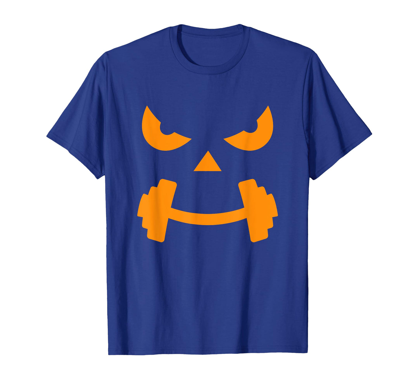 Gym Halloween Pumpkin Costume Funny Spooky Halloween Workout T-Shirt