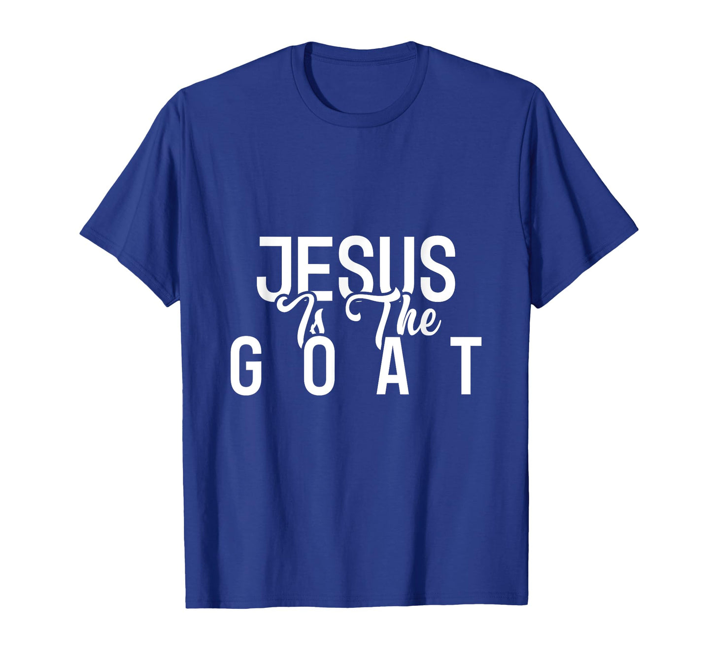 Jesus is the G.O.A.T - Jesus Shirts For Men- Jump Shot Jesus T-Shirt