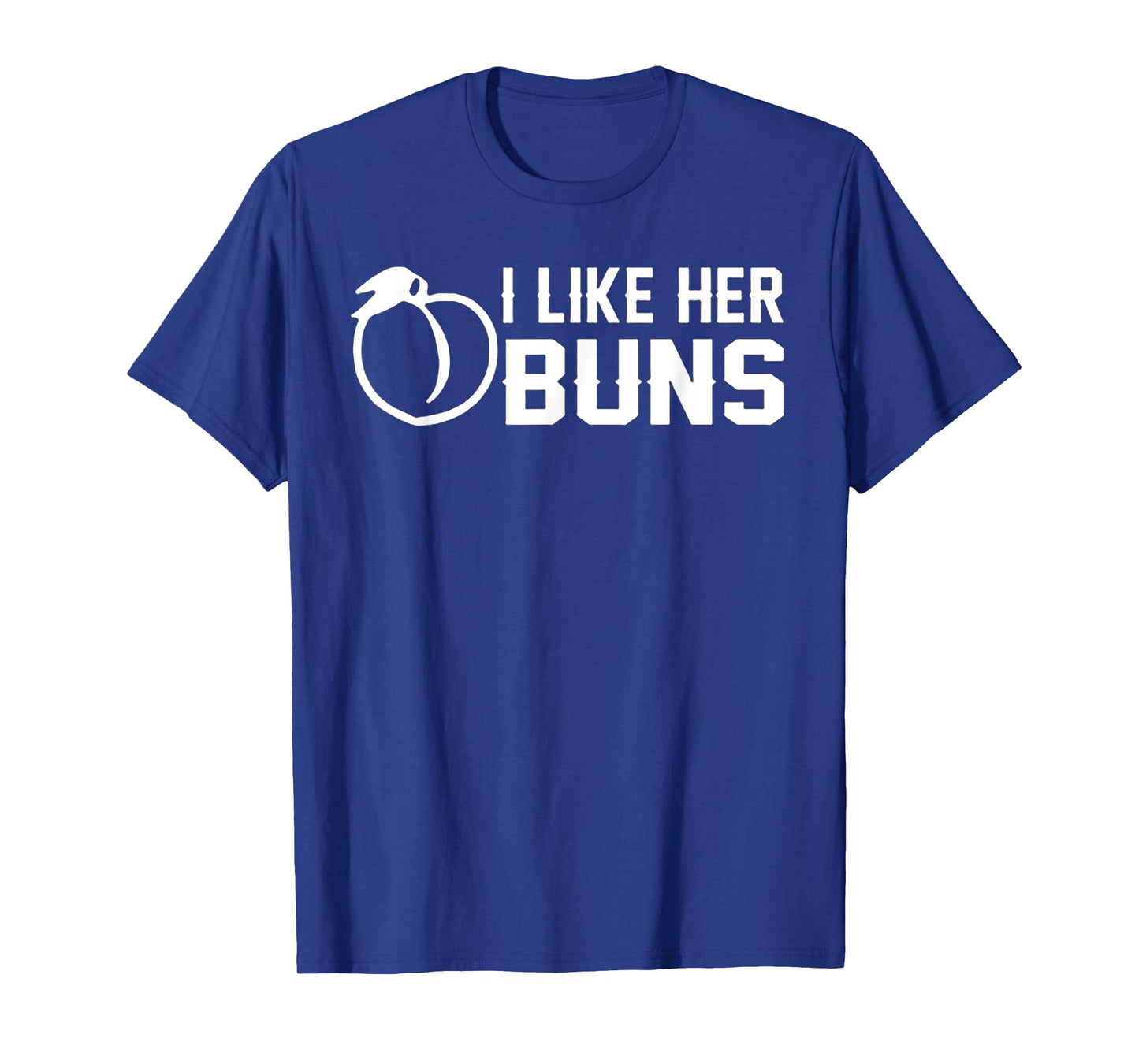 I Like Her Buns Tshirt - Funny Couple I Like His Guns Shirt T-Shirt