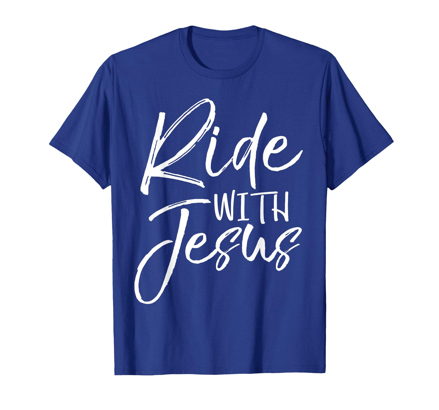 Christian Biker Gift Bike Riding Quote Fun Ride with Jesus T-Shirt