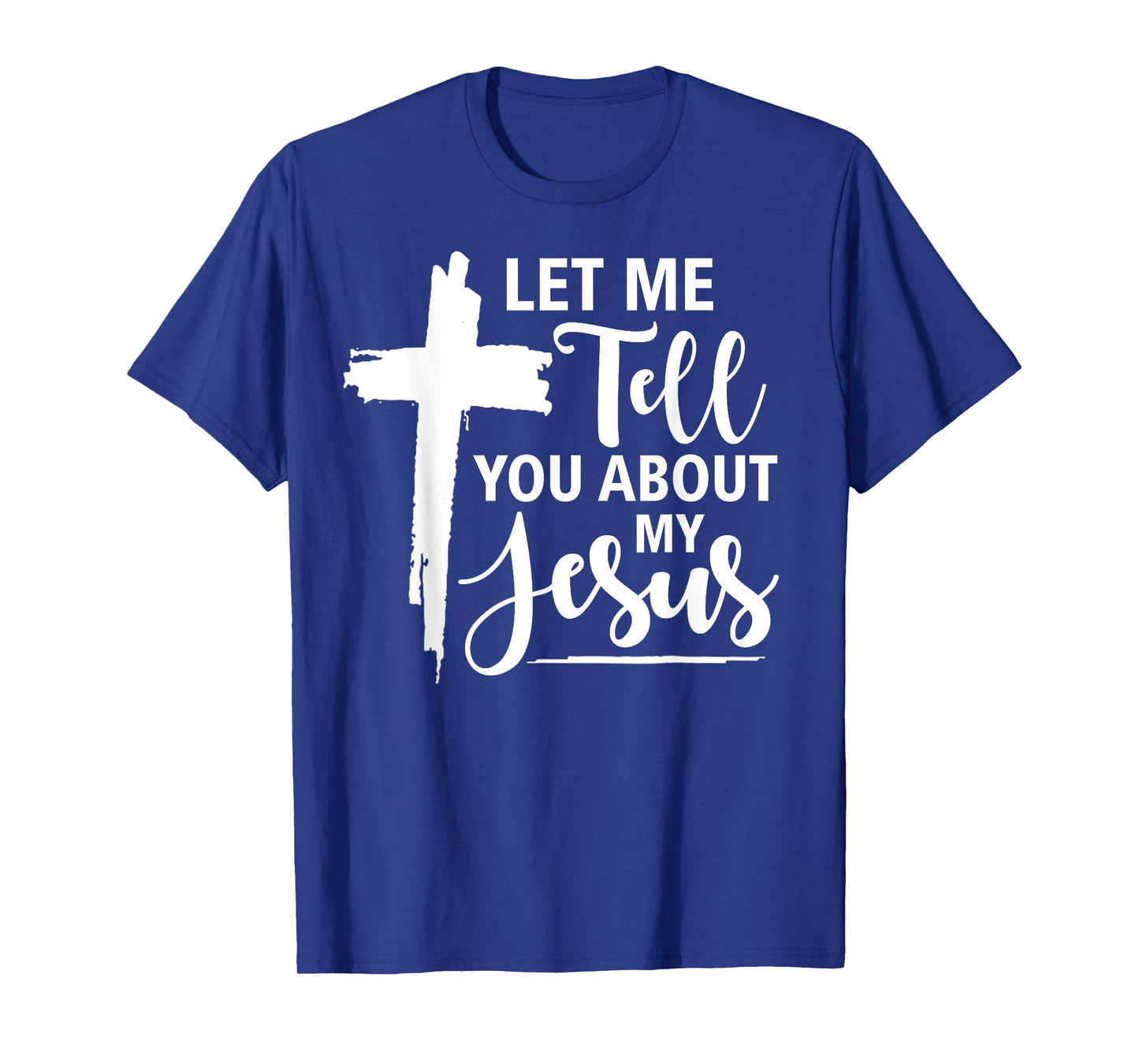 Retro Tie Dye Rainbow Let Me Tell You About My Jesus God T-Shirt