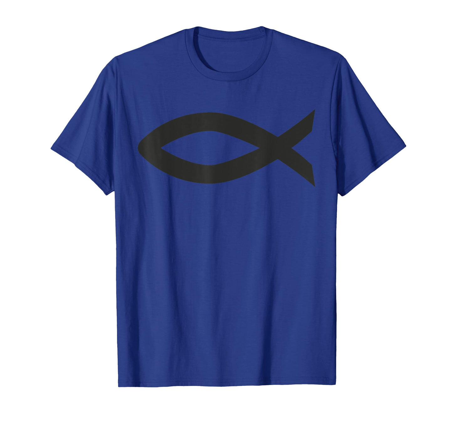 Icthys Symbol for the Christian Faith T Shirt - Men Women T-Shirt
