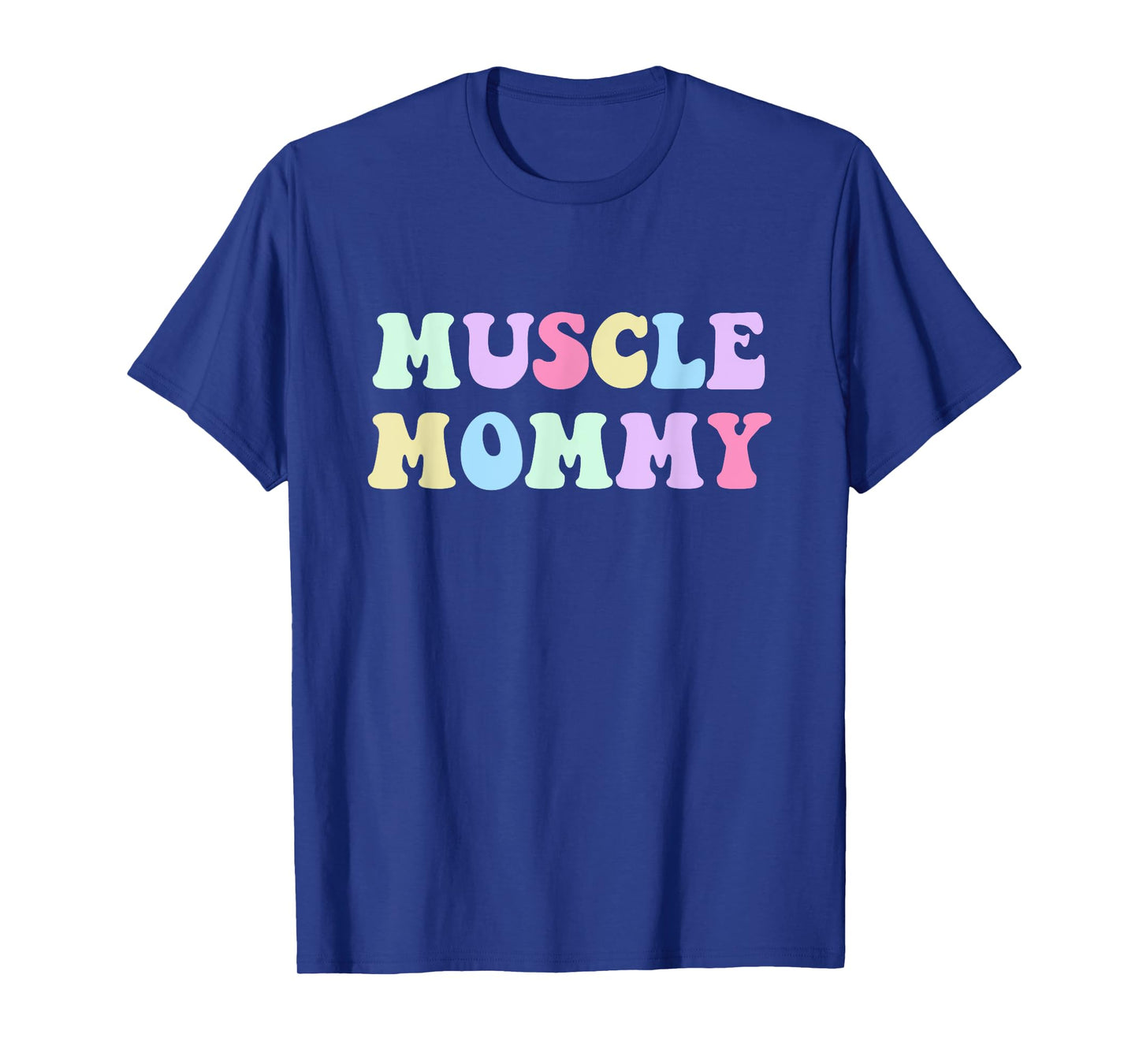 Muscle Mommy Retro Gym Mom Bodybuilder Weightlifting Fitness T-Shirt