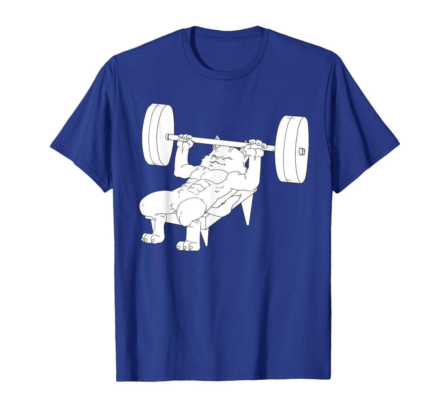 Cat Bench Press Powerlifting T-Shirt T-Shirt for Men Women